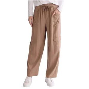 NEW Madewell Straight Cargo Pants Tan Sz S